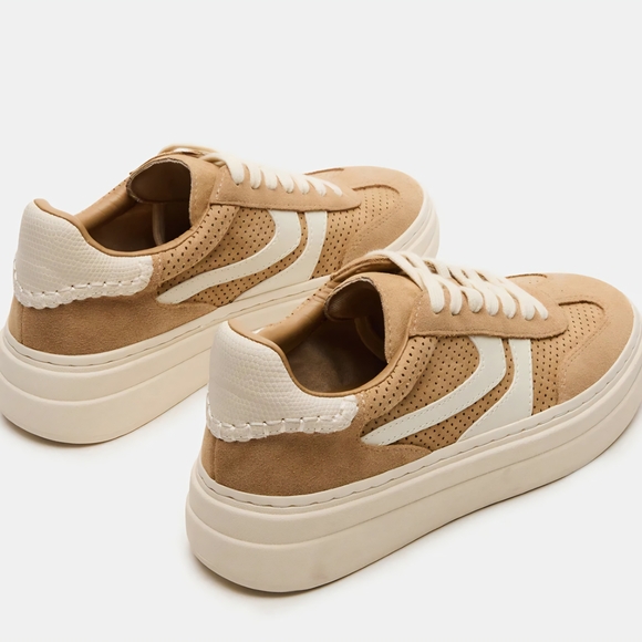 Steve Madden Tan and Cream Women's Sneakers - Picture 5 of 12